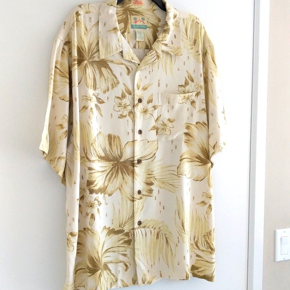 Reyn Spooner regency silk jacquard hawaiian shirt - Picture 5 of 11